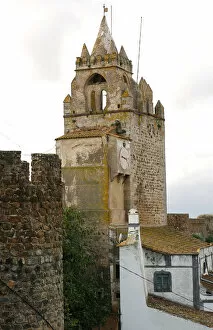 Images Dated 19th October 2006: Portugal. Montemor-o-Novo. Castle. Clock Tower