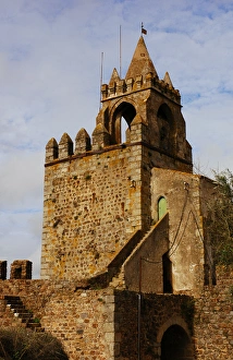 Images Dated 19th October 2006: Portugal. Montemor-o-Novo. Castle. Clock Tower