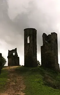 Civile Prints: Portugal. Nontemor-o-Novo. Ruins of the Pac?o das Alcaides
