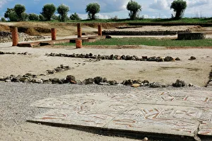 Vila Prints: Portugal. Roman ruins of Villa Cardillio