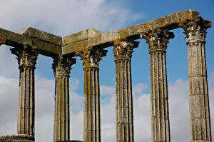 Images Dated 17th October 2006: Portugal. Roman Temple of Evora. Corinthian style. 1st centu
