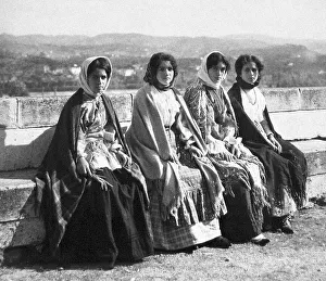 Coimbra Prints: Portugal Tricanas in Coimbra in 1909