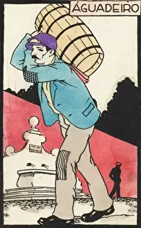 Patched Prints: Portugal - Water carrier