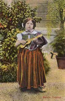 Portugal - Young girl in traditional costume
