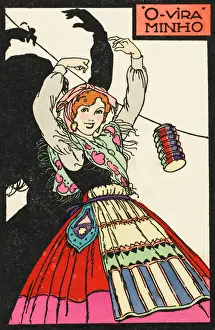 Dancer Prints: Portuguese Dance - O-Vira