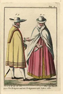 Portuguese man and woman, 1660