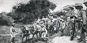 Struggling Prints: Portuguese troops in southern Angola, West Africa, WW1