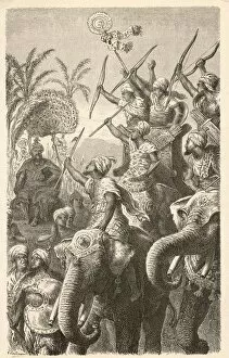 PORUS GATHERS ELEPHANTS