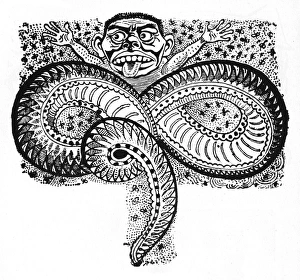 Images Dated 8th August 2017: Posada, Ballad of the snake, Mexico