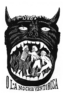 Images Dated 8th August 2017: Posada, Illustration to a story, La Noche Venturosa