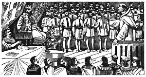 Images Dated 8th August 2017: Posada, Illustration to a story, The Wise Lay Brother