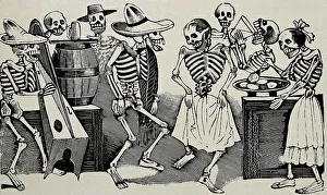 Writter Prints: POSADA, Jos頇uadalupe (1852-1913). D&#xd860de los