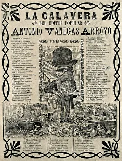 Writter Prints: POSADA, Jos頇uadalupe (1852-1913). La calavera