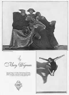 Dresden Prints: Poses by the dancers of the Mary Wigman group