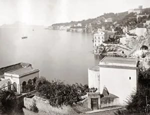 Posillipo, coastal view, near Naples, Italy, c. 1870
