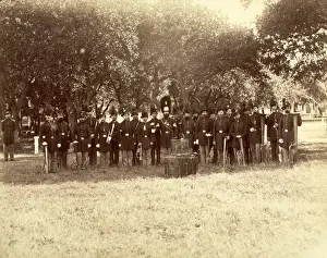 Monroe Prints: The post band, Fort Monroe, Va. December, 1864