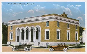 Chanute Prints: Post Office at Chanute, Kansas, USA