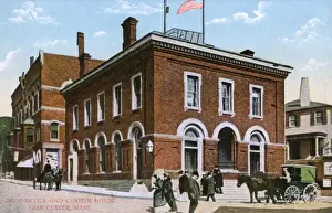 Post Office and Custom House, Gloucester, Massachusetts, USA