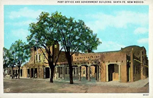 Post Office, Government Building, Santa Fe, New Mexico, USA