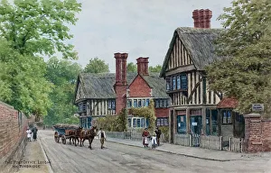 Tonbridge Prints: Post Office, Leigh, near Tonbridge, Kent
