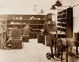 Office Prints: Post Office Sorting Room