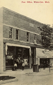 Images Dated 3rd August 2016: The Post Office, Watervliet, Michigan, USA