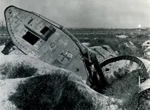 Post WW1 - Artillery tank in Prompelle Fort, 1920