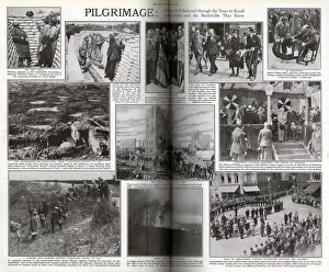 Images Dated 11th May 2018: Post-WW1 pilgrimage in Belgium and France
