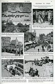 Post-WW1 pilgrimage to Belgium and France