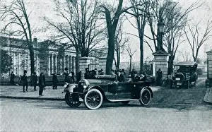 28th Prints: Post WW1 - President Wilson and Mrs Wilson, The White House