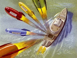 Science Fiction Collection: Postal Rockets