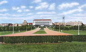 Postcard booklet, A&M College, College Station, Texas, USA