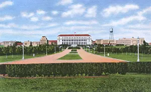 Landscaping Prints: Postcard booklet, A&M College, College Station, Texas, USA