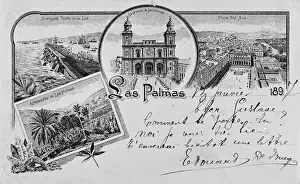 Cathedrals Prints: Postcard from Las Palmas, Gran Canaria, Canary Islands