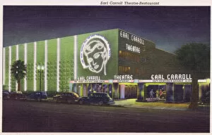 Angeles Gallery: Postcard showing Earl Carroll Theatre-Restaurant, Hollywood