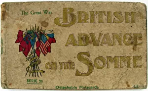 Images Dated 1st May 2012: Postcards - The Great War - British Advance on the Somme