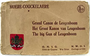 Images Dated 1st May 2012: Postcards of War Sites - the Big Gun of Leugenbook