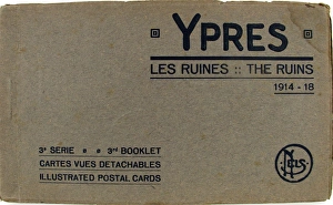 Images Dated 1st May 2012: Ten postcards Ypres - The Ruins