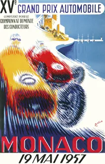 Onslow Auctioneers Gallery: Poster for the 15th Monaco Grand Prix