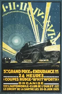 Whitworth Collection: Poster for 1925 Grand Prix