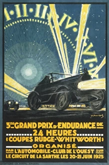 Hour Gallery: Poster for 1925 Grand Prix