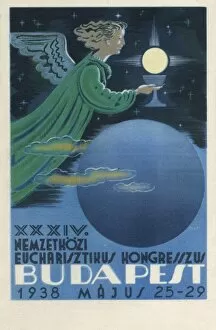 Poster for 1938 Eucharistic Congress, Budapest