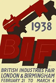 Poster advertising the 1938 BIF