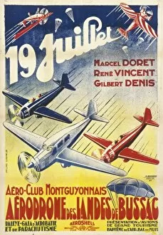 Aerobatics Gallery: Poster advertising Aero Club event