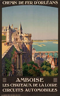 Chateau Collection: Poster advertising Amboise