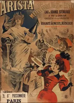 Sparkling Prints: Poster advertising Arista bottled water