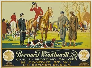 Meet Collection: Poster advertising Bernard Weatherill Ltd