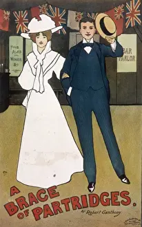 Farcical Prints: Poster advertising A Brace of Partridges
