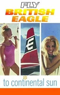 Eagle Collection: Poster advertising British Eagle flights