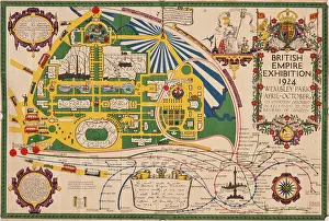 Plan Prints: Poster advertising the British Empire Exhibition